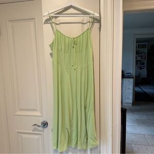 Light Green Spaghetti Strap Dress